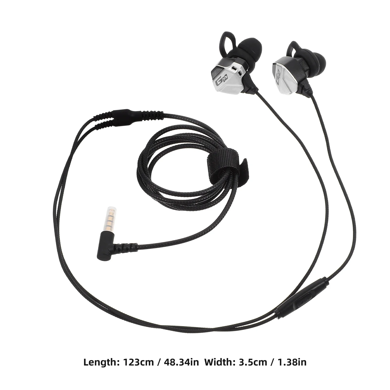 1 Satz Gaming-E-Sport-Headsets, kabelgebundene Steuerung, Sprachanruf mit Mikrofon, mobiler Spielcomputer, In-Ear-Kabel, 3,5-mm-Schnittstelle