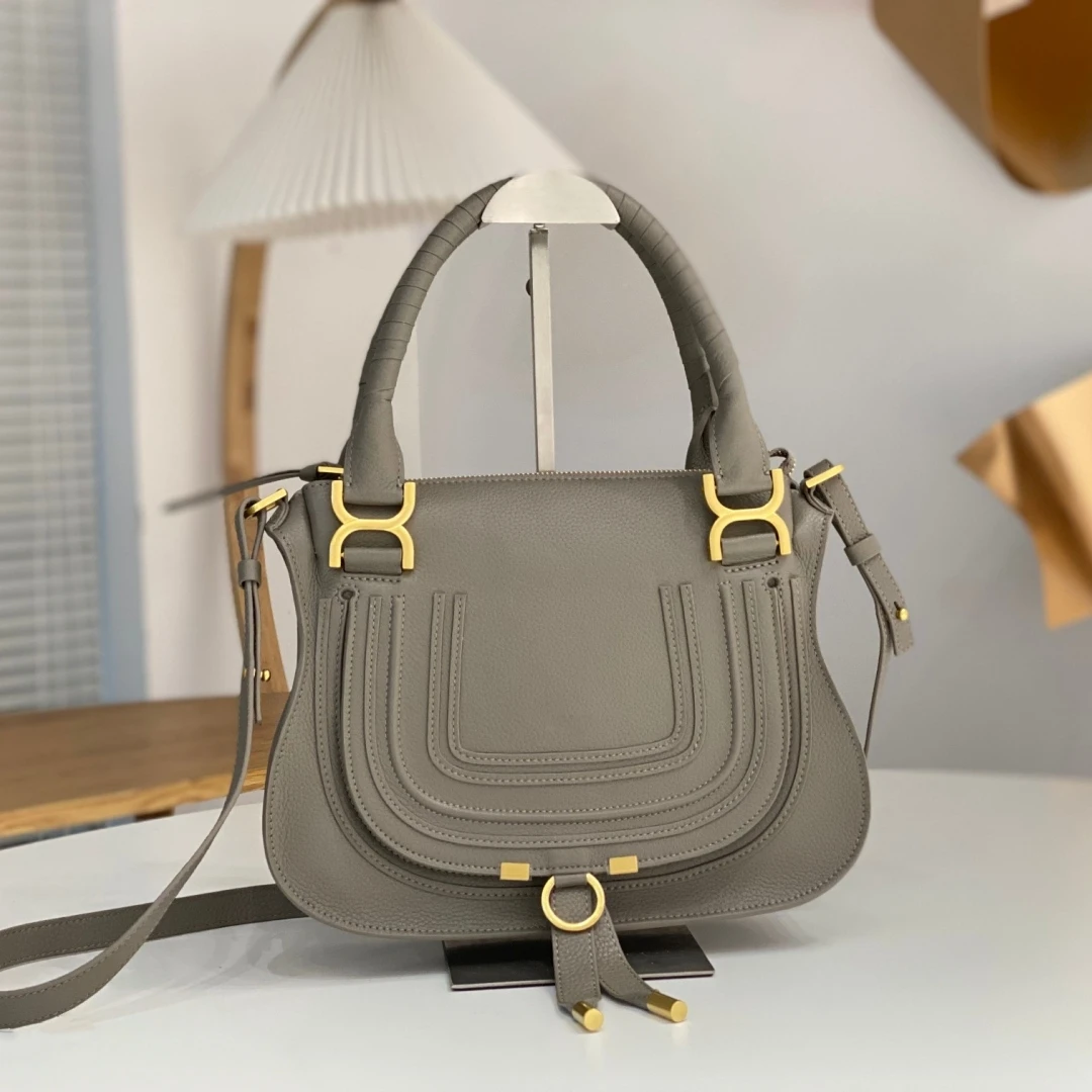 Hochwertige Echte Leder-Satteltasche Vintage Rindsleder Umhängetasche Große Kapazität Retro Handtasche Umhängetasche für Damen