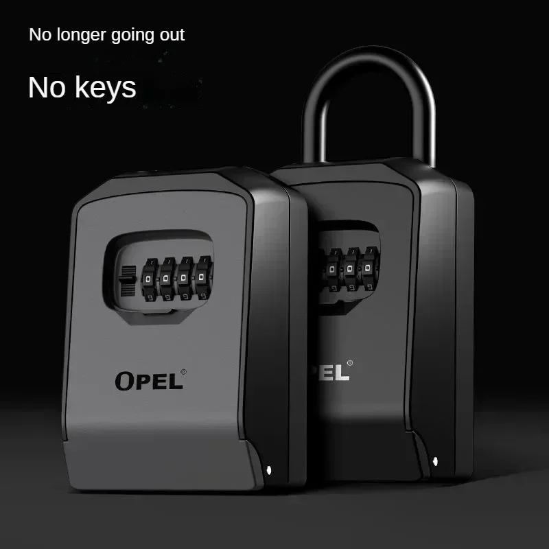 New smart password key lock box storage key wall mounted key safe waterproof outdoor key box 4 digit password