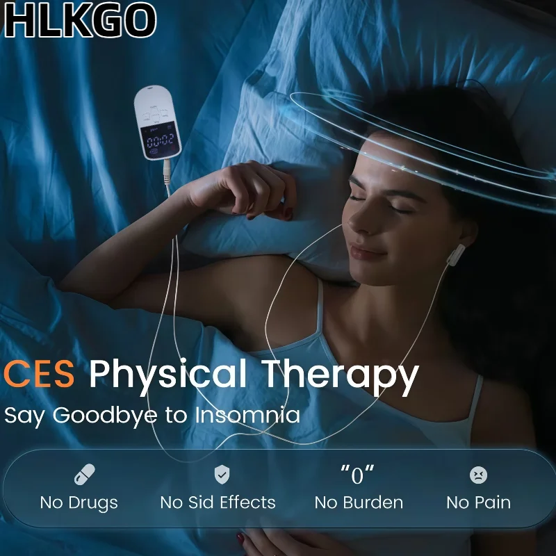 

CES Ear Clip with Vagus Stimulation, Cranial Electrotherapy Device for Sleepless and Anxiety