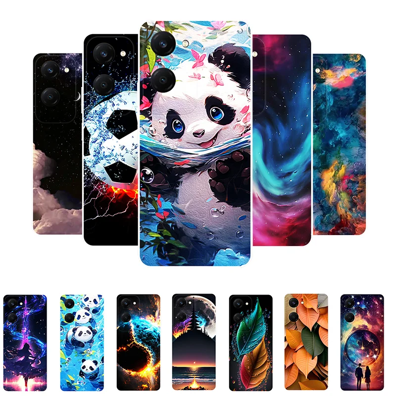 Case For Vivo Y28S Y 28S Y28 S Cute Panda Shockproof Silicone Cover For Vivo Y28S 5G Bumper VivoY28S Coque Fundas