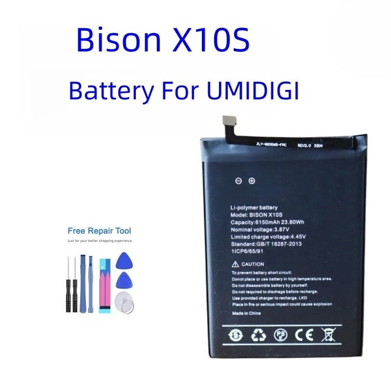 NEW eplacement Battery for UMIDIGI BISON X10S Smart Cell Phone TOOLS