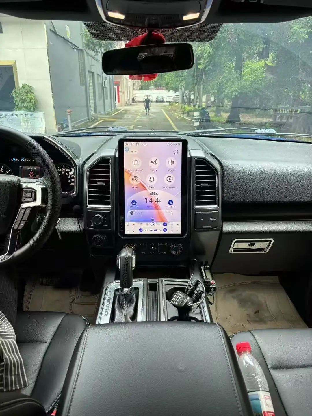 نمط أندرويد 14 السيارات Carplay 14.5 "مشغل وسائط متعددة لفورد F-150 2015-2021 F150 راديو السيارة لتحديد المواقع والملاحة رئيس وحدة DSP