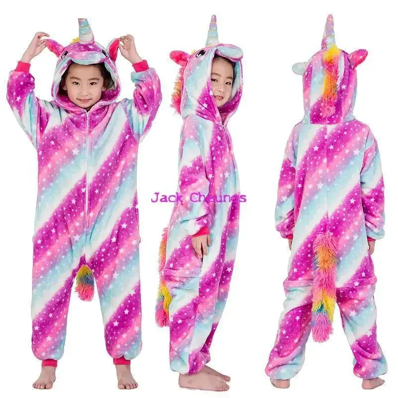 

Anime Cosplay Children Pyjamas Unicorn Onesies Pajamas Animal Kigurumi Wolf Costume Cartoon Anime Cosplay Clothes for Kids 72th
