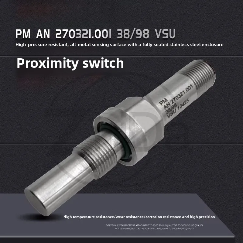 

High voltage resistant proximity switch PM AN 270321.001 38/98 VSU cylindrical all metal stainless steel integrated
