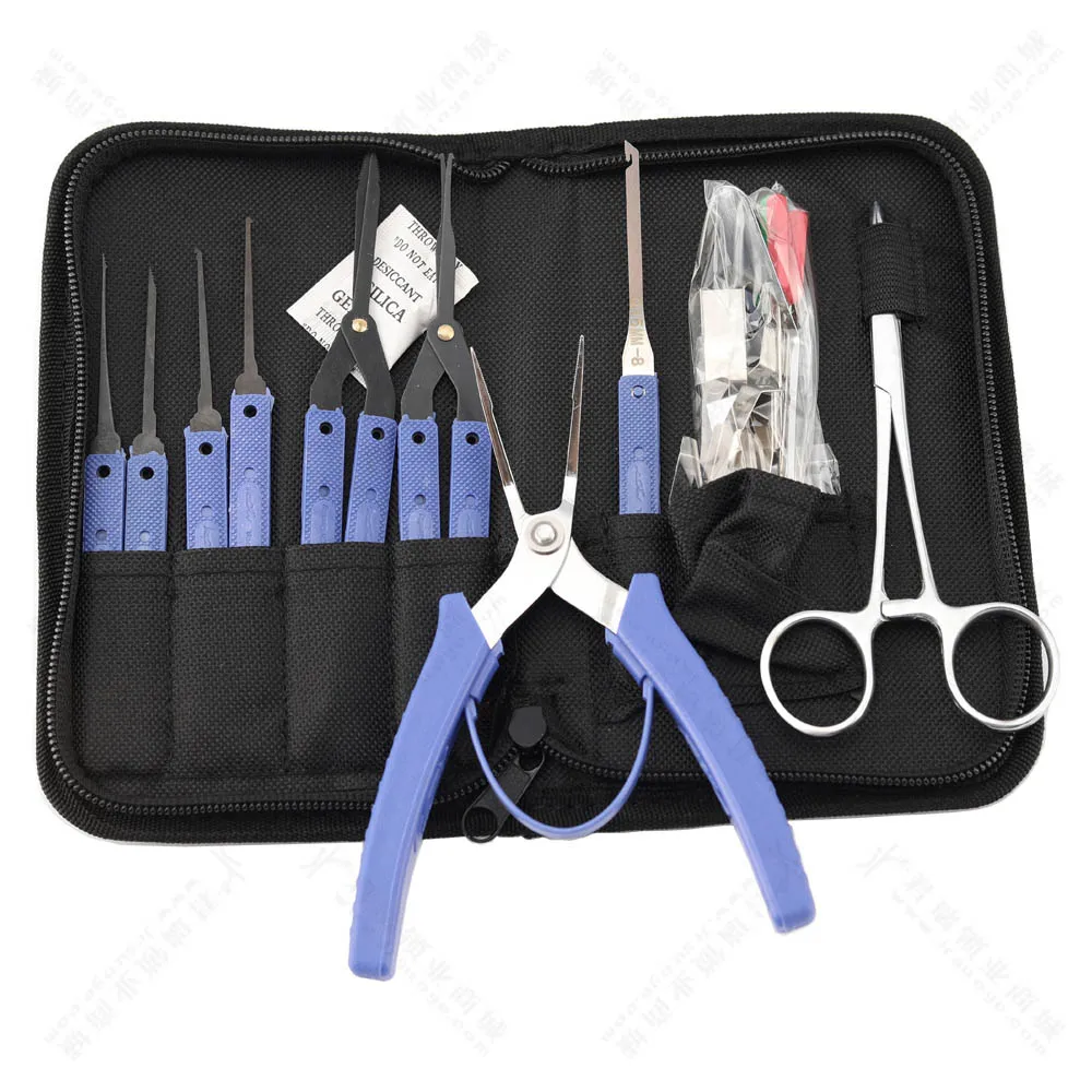 

KLOM Broken Keys Removal Kit Set Locksmith Tools Taken The Broken Keys Easily Out Of Lock Locking Repair Tools Pack