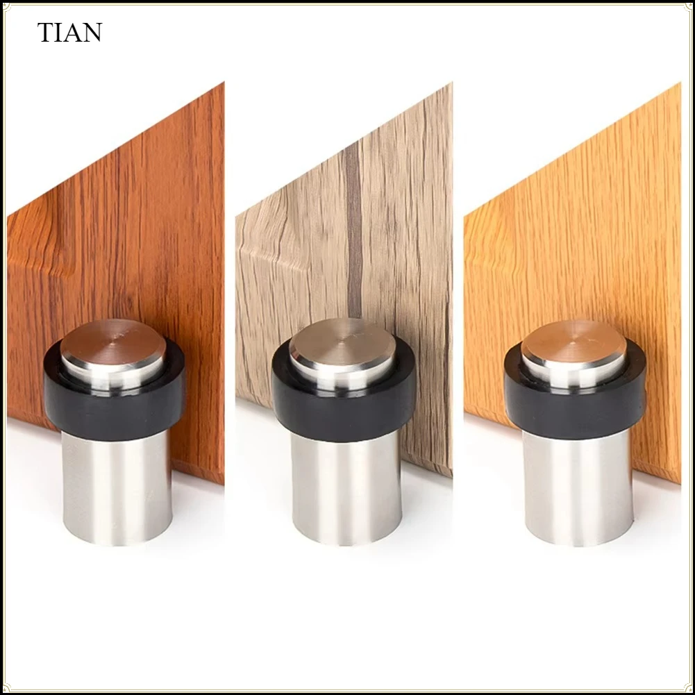 Hotel Office Door Stop Kit Door Stoppers High Quality 46/60/80/100/120cm Brand New Silver Stainless Steel Door High Quality TIAN