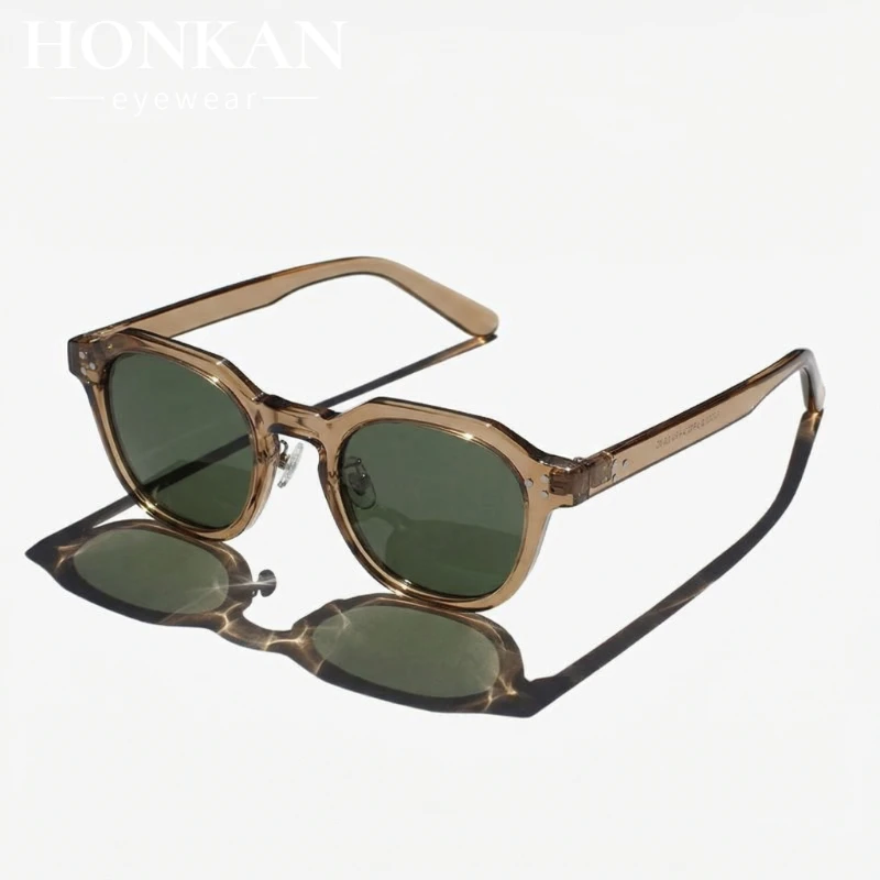 Retro Polarized Sunglasses Men Ultralight TR90 Frame Polygon Women Sun Glasses Outdoor High Quality TAC Eyewear Gafas De Sol