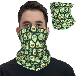 Cute Avocado Fruit Bandana Neck Cover Printed Balaclavas Wrap Scarf Multifunctional Headwear Fishing Unisex Adult All Season