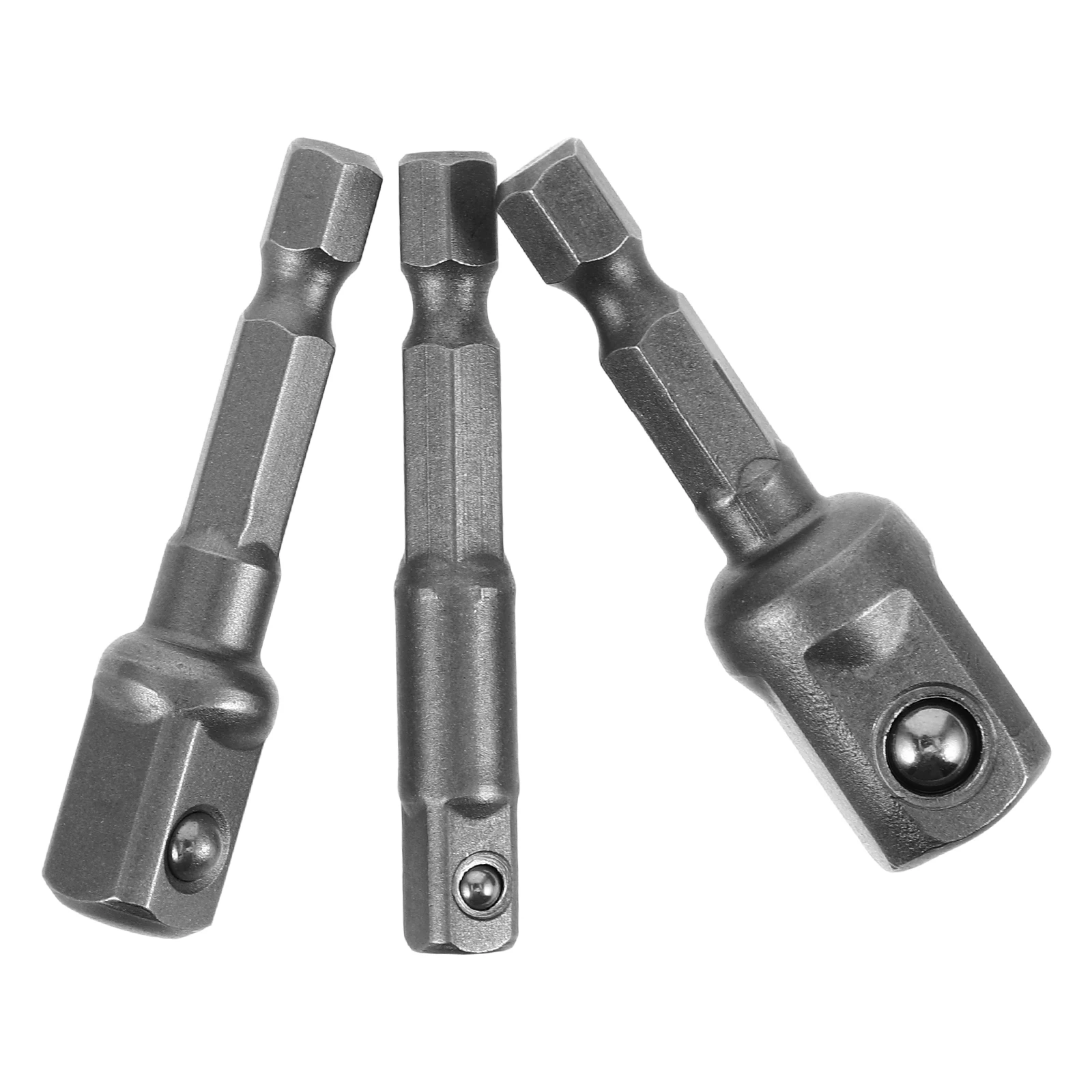 

3pcs Power Drill Socket Universal Shank Converter Impact Driver Socket Adapter Automotive Tools Durable High Torque Drill Bit