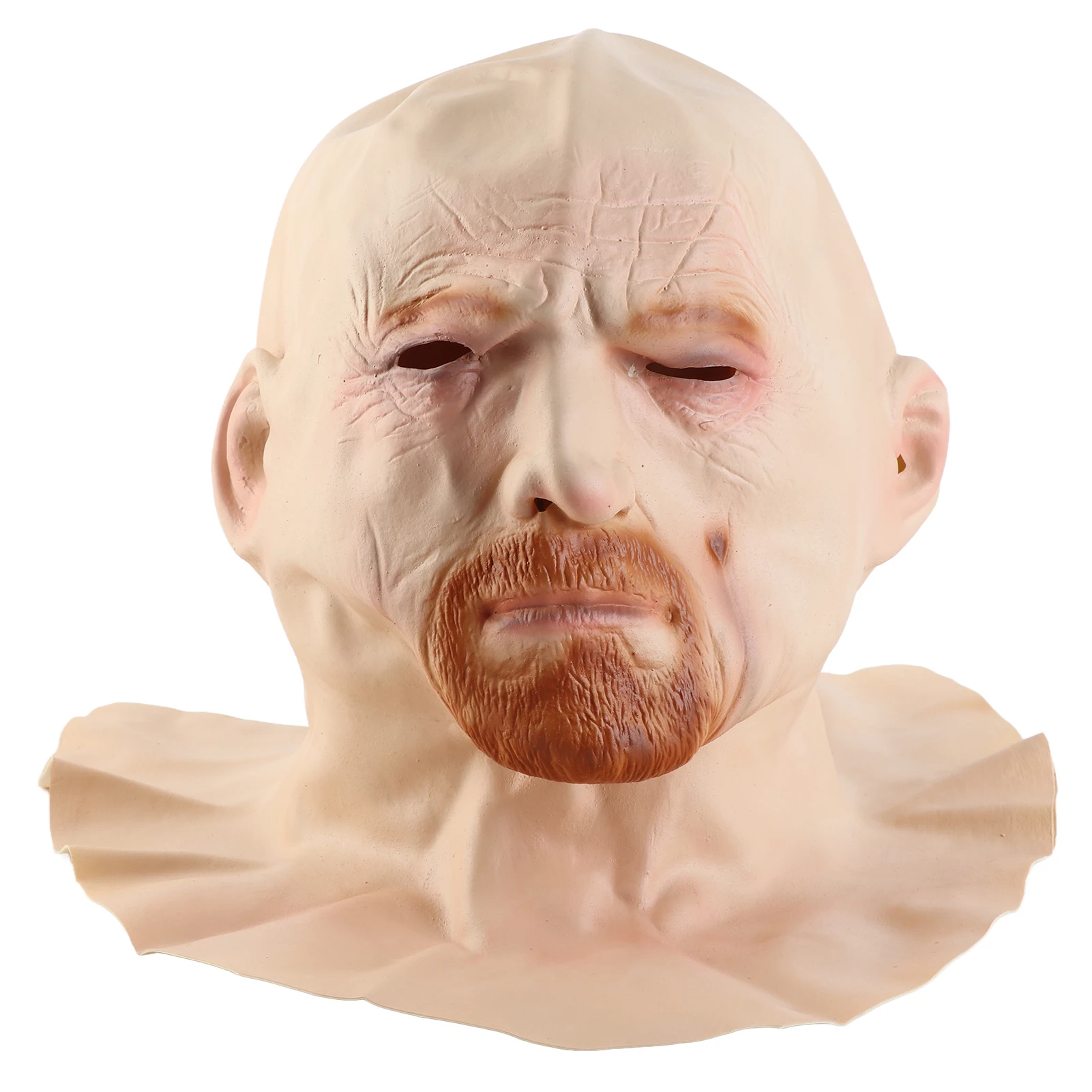Halloween Masks Halloween Decoration Old Man Face Cover Halloween Latex Headgear Scary Halloween Cosplay Party Props