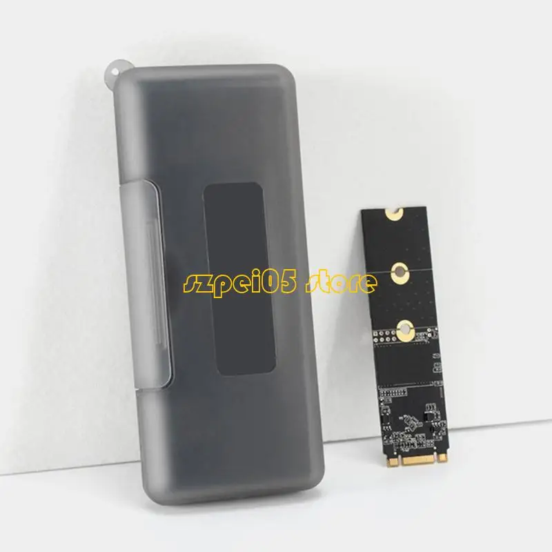 45be M.2 SSD mang hộp không thấm nước 2 khe ổ cứng cho những người đam mê kỹ thuật số