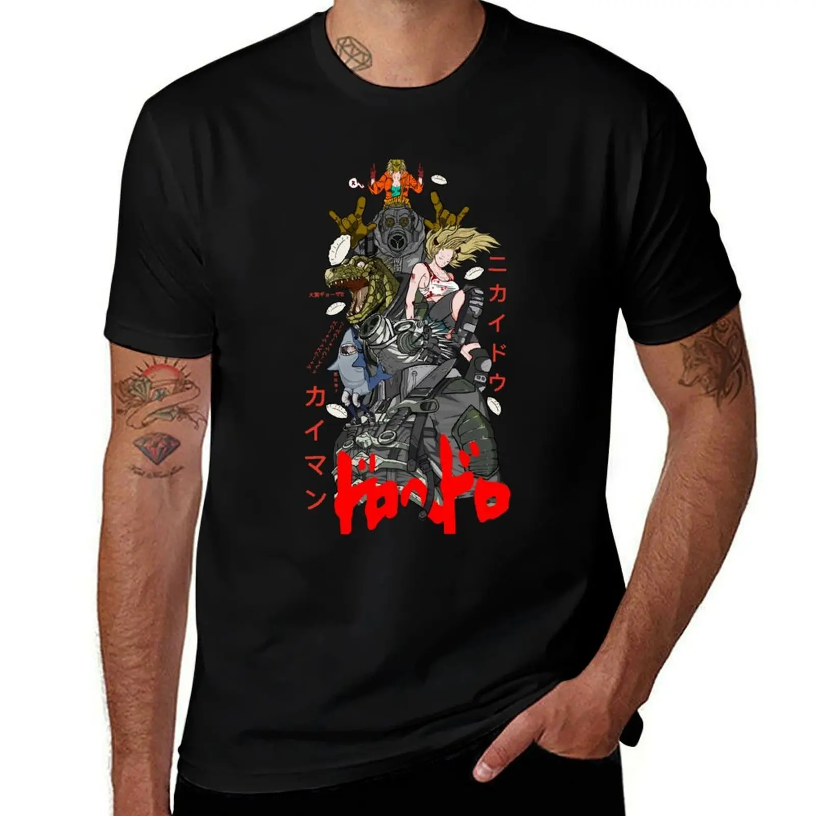 

Dorohedoro T-Shirt t shirt man casual t shirts designer t shirts for man cotton soft T-shirt