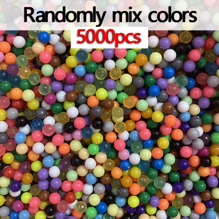 5mm DIY water spray beads Refill Beads puzzle Crystal set ball games Aqumosaic magic toys for children manualidades