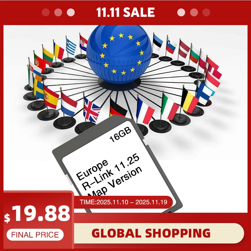 

2024 Carminat R-Link 11.25 for Renault Scenic Fluence SD Card Latest Update Europe map GPS Accessories Compatible Navigation