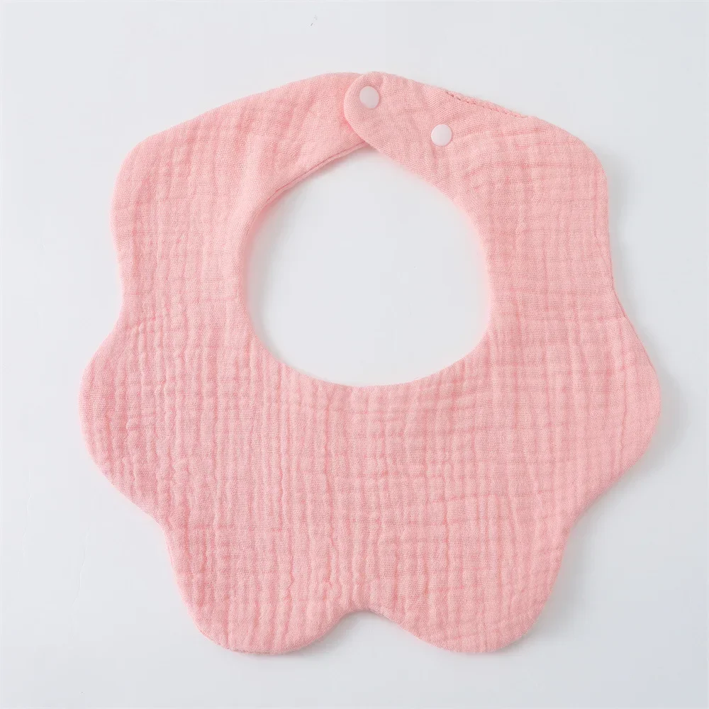 6 Layer Cotton Baby Bib Gauze Petal Baby Feeding Bib Thickened Infant Saliva Towel Soft Burp Cloth for Newborn Kid Bibs