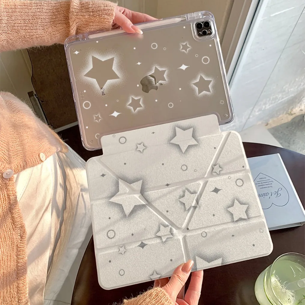 

Pentagram Star Tablet Case For Mini 7 6 iPad 11 10 6 5 Pro 2024 2022 2021 2020 2018 Air 2025 2024 5 4 3 Cover