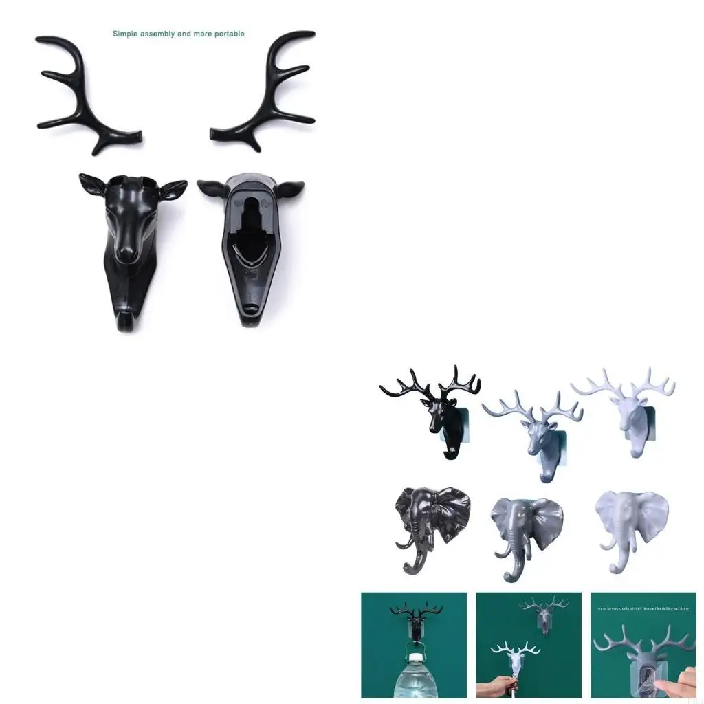 

Уникальная тематика животных, настенный крючок, декоративные пластиковые вешалки для хранения в прихожей, в спальне, без гвоздей