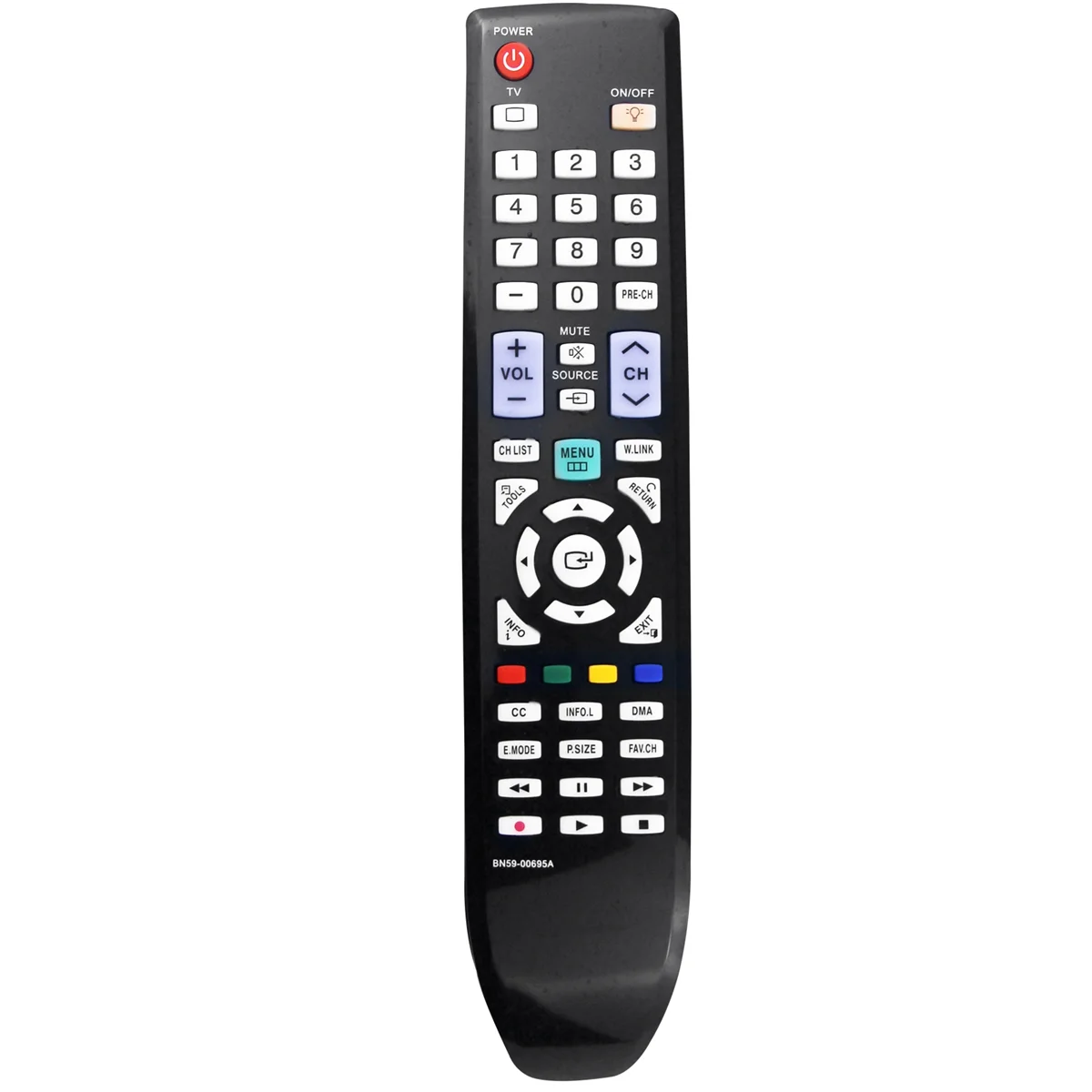 A57G-BN59-00695A Reemplazo remoto para Samsung LCD Plasma TV PN63A650T1F PN50A650 PN50A650T1F PN58A650 PN58A650T1F PN63A650