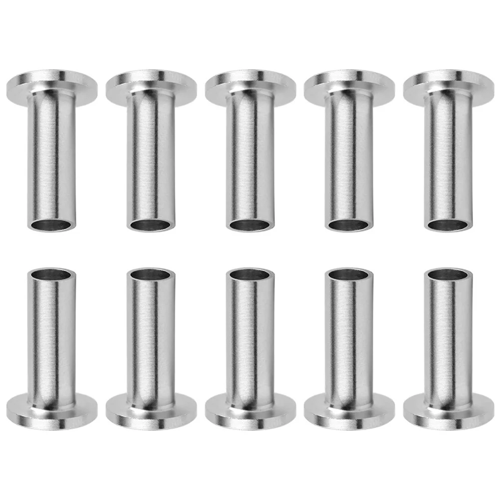 10 Pcs Wood Post Protector Sleeves for Posts Wire Rope Cable Railing Suite Stainless Steel Hardwares