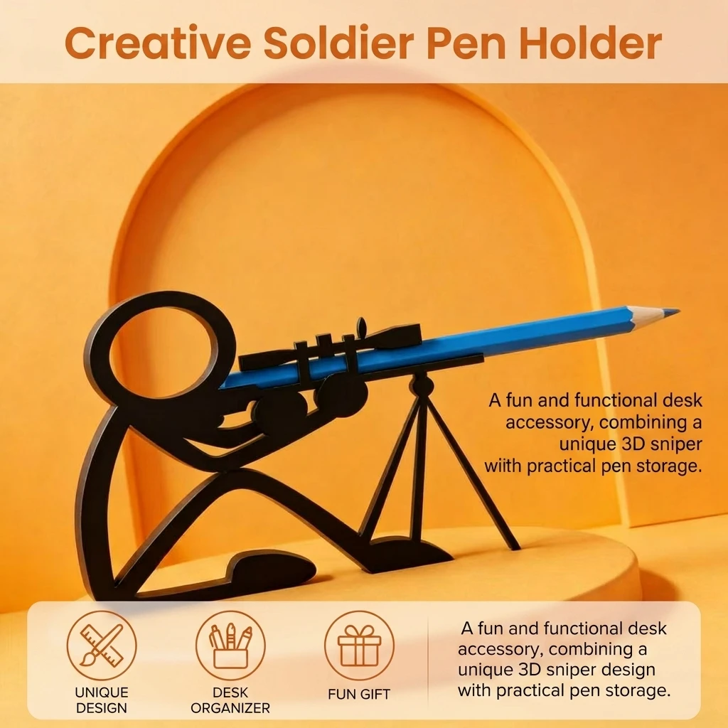 حامل أقلام على شكل محارب ثلاثي - مراجعة 3D Printing Pen For Adults وسعره
