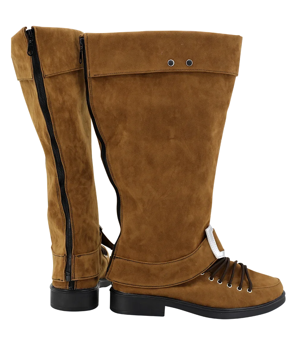 Haytham Kenway Cosplay Bottes pour unisexe, chaussures marron, sur mesure, n'importe quelle taille