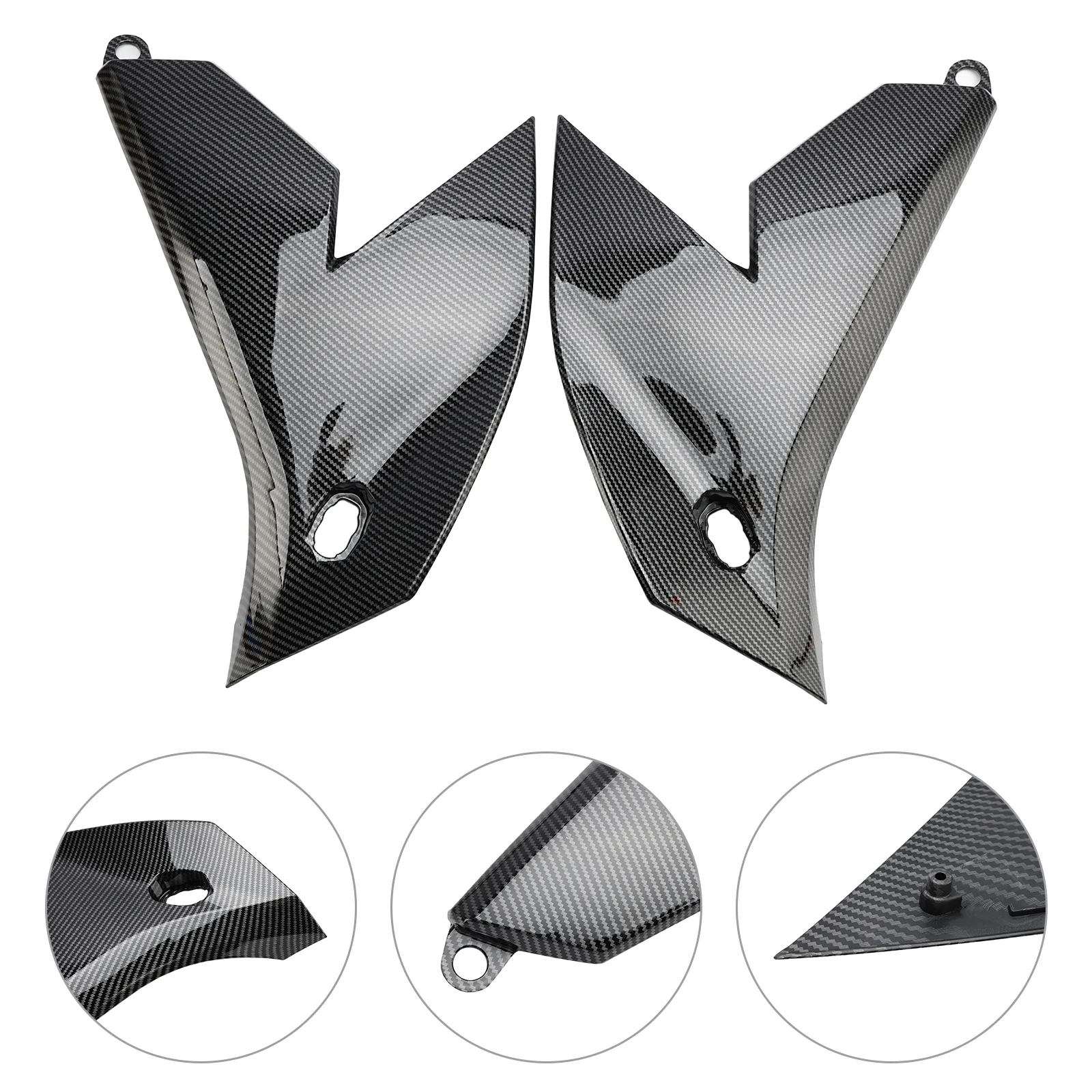 Side Frame Panel Guard Fairings Cover for Kawasaki Versys 650 KLE650 2022-2024