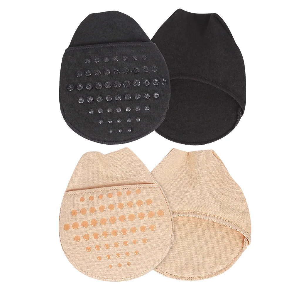 2 paar antislip voorste voetmat teenhoezen voorvoetpads dames sportschoenen toppers kussen sokgrip sokken miss