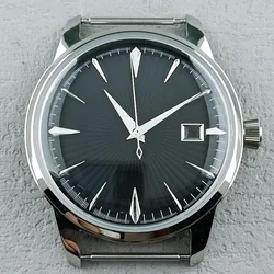 40mm Silver Watch Case Acrylic Glass 316L Stainless Steel Waterproof Case Accessories For NH35 movement Customized Kit