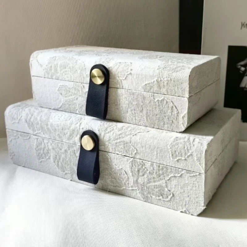 

Exquisite Jewelry Organizer Box Household Decoration Jewellery Case Modern Necklace Storage Boxes Rings Bracelet Protect Cases