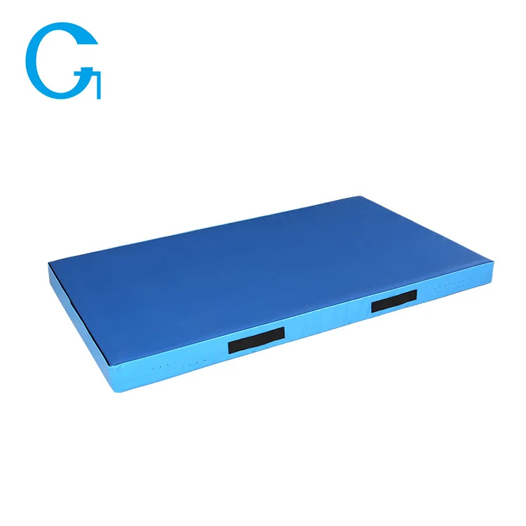 Best Sale Air Hole Design Crash Mat Foldable Washable PVC Cover For Cheerleading Wrestling S Skills Gymnastic Landing Mats