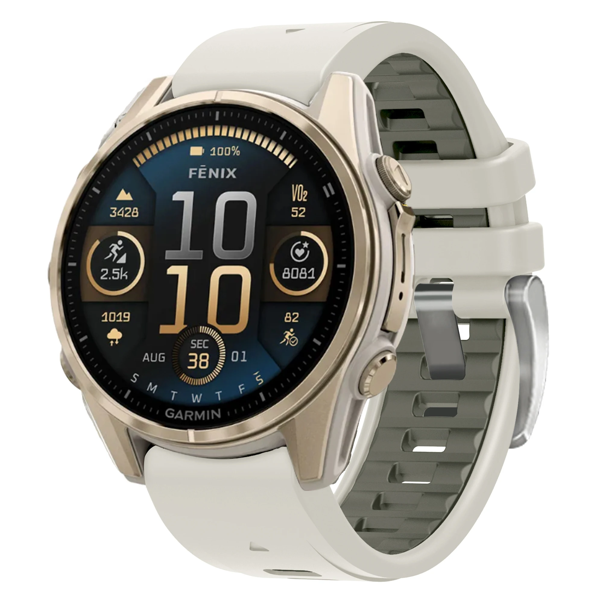 Quickfit Silikonarmband 20 mm Armband kompatibel mit Garmin Fenix 8 43 mm 7S pro 6S pro 5S plus Smartwatch-Armband