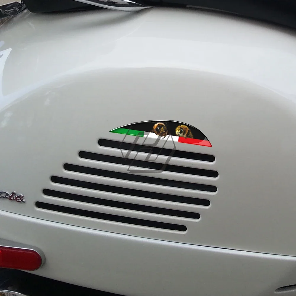

For PIAGGIO VESPA GTV GTS 125 250 300 300ie Super Motorcycle Decal 3D Resin Sticker