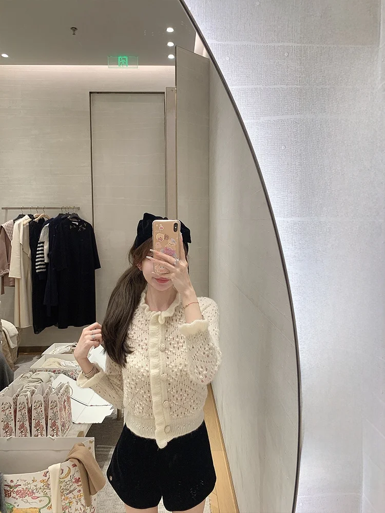 

Limited Time Cisas Season Ele Sle (Jasmine Llama) New Velvet Faion Set Cleanfit Regular Model Pure E-commerce Lad...