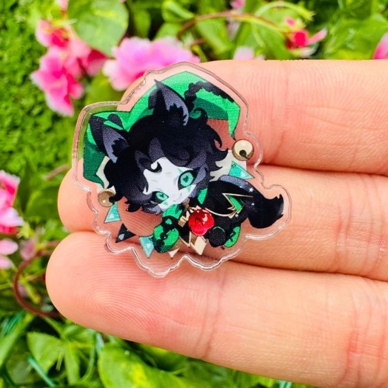 Game The Freak Circus Pierrot ‌Harlequin ‌Teresa Anime Cosplay COSTUME Badge Pin Acrylic Brooch