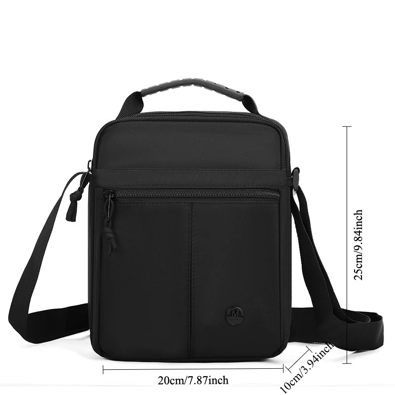 2025 جديد الرجال حقيبة كروسبودي موضة الخصر حزمة حقيبة كتف أكسفورد دائم حقيبة هاتف صغيرة للرجال السفر في الهواء الطلق الرياضة الأسود