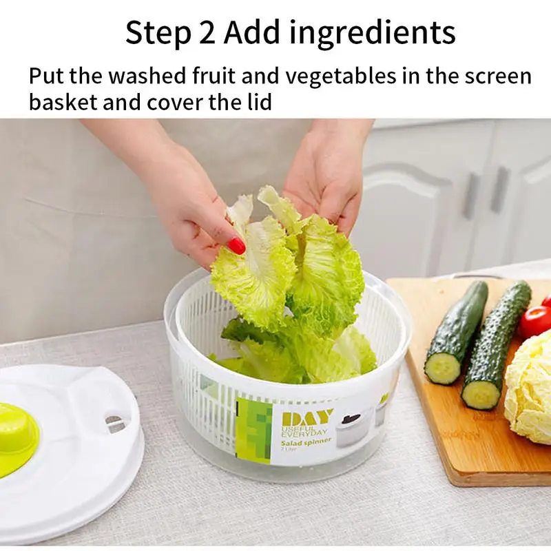 Vegetables Salad Spinner Lettuce Leaf Vegetable Dehydrator Multifunctional Vegetable Washer Salad Vegetable Dryer Mixer