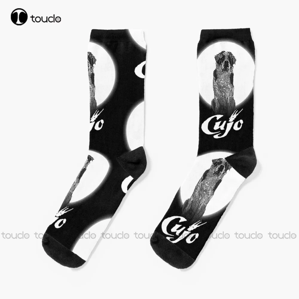 Cujo Horror Horror Film Horror Fan Animal Dog Socks Halloween Workout Socks Women 360° Digital Print Street Skateboard Socks New