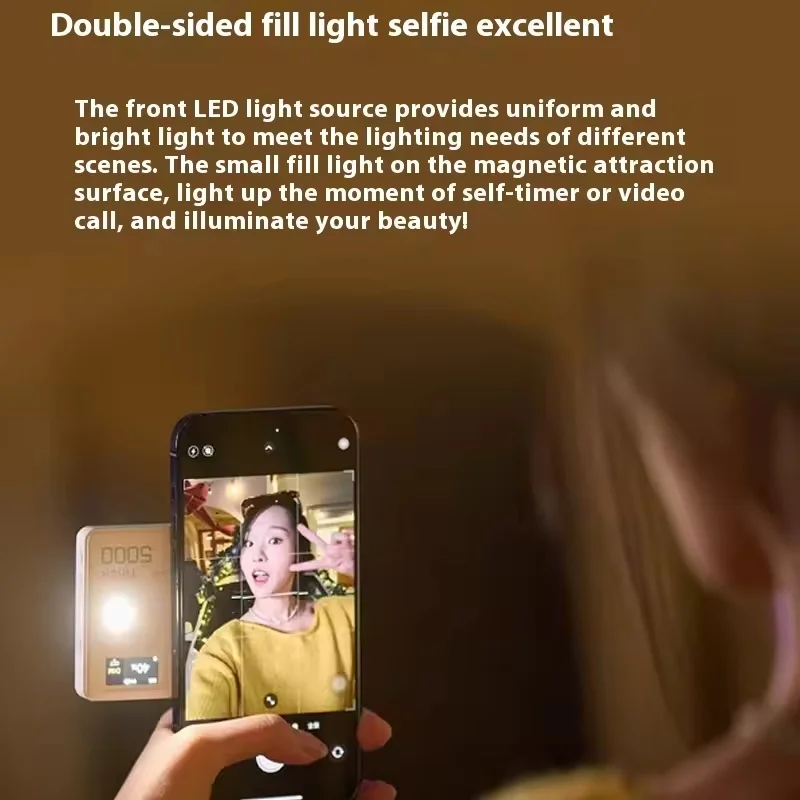 Godox MA5R المحمولة Selfie ملء مصباح 1800K-10000K جو التصوير ضوء مخصص الجيب الأضواء للهواتف الذكية Volg Live