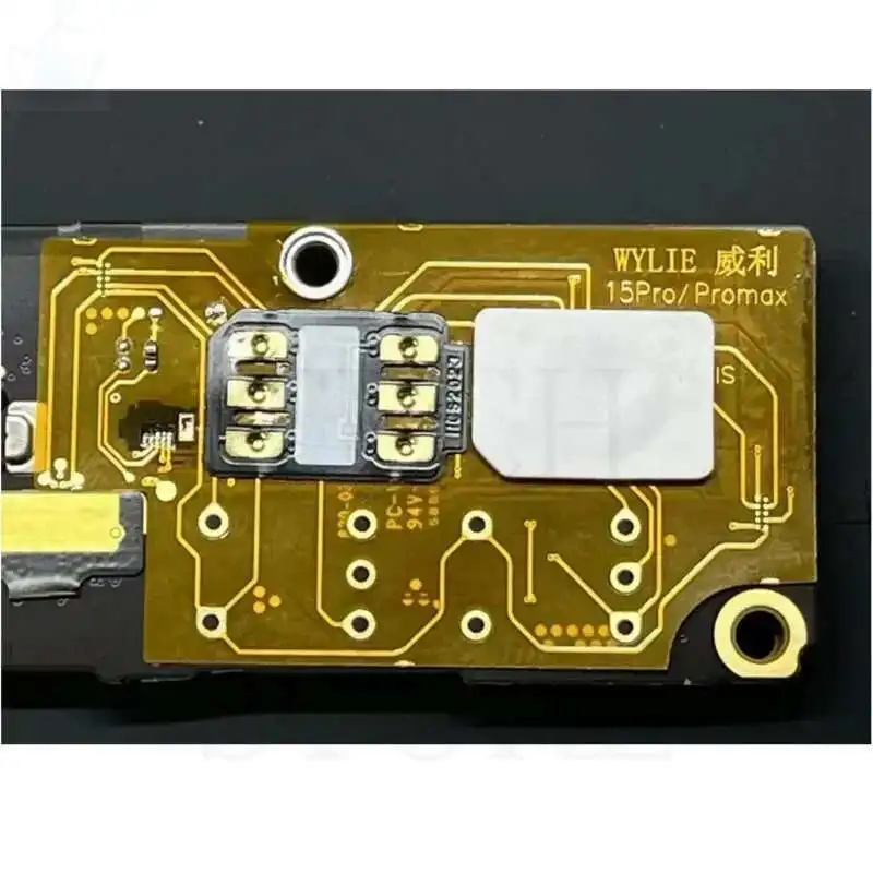 Wylie-Tarjeta Sim Max, tarjeta ca‮lb‬e para i‮hpone one 15 ‮rP‬o/15 ‮rP‬o cable cambiador de tarjeta integrado, Tarjeta Única y uso de tarjeta dual