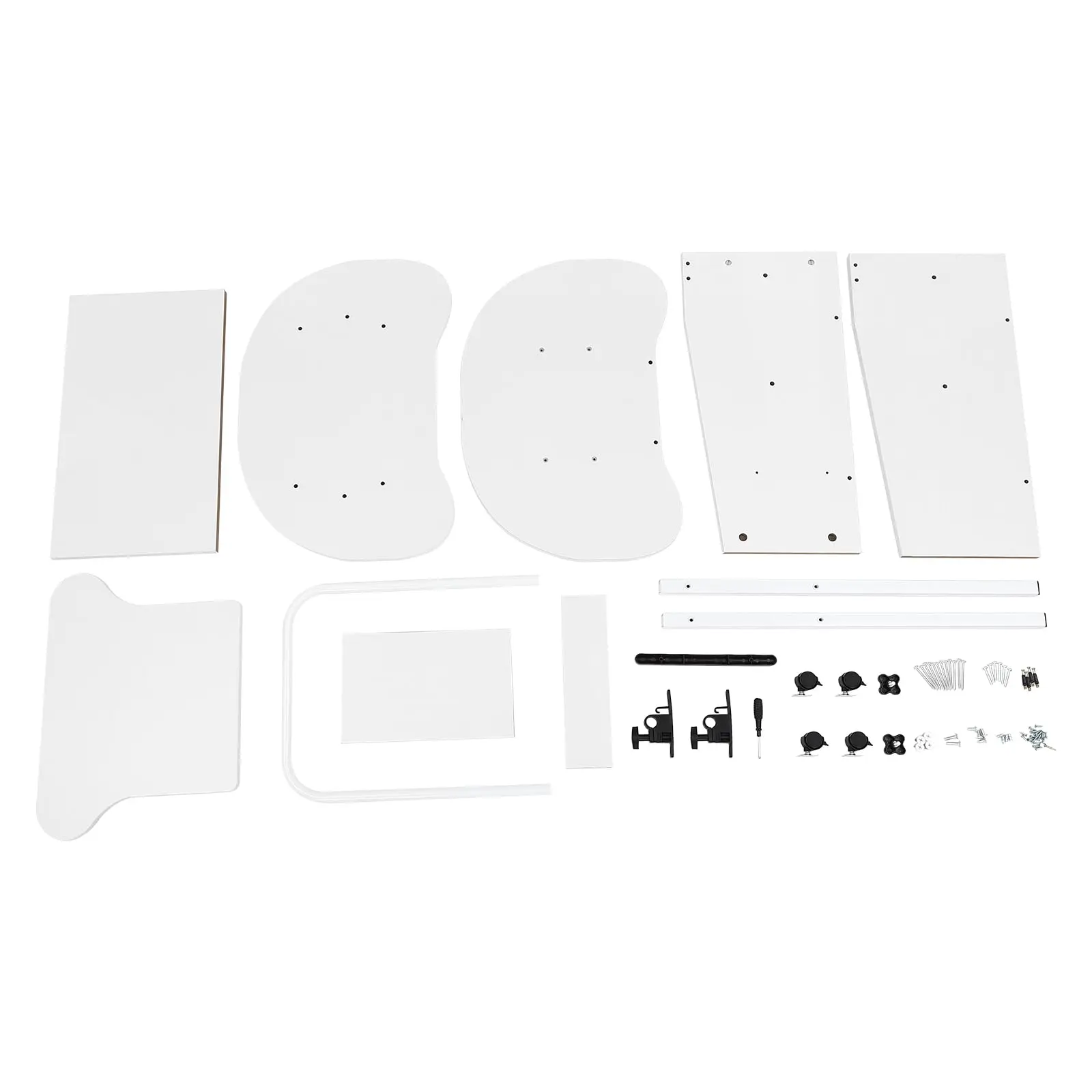 Púlpito de pé móvel, pódio de púlpito de pé ajustável em altura, pódio portátil para laptop móvel, suporte de pódio branco com 4 unidades