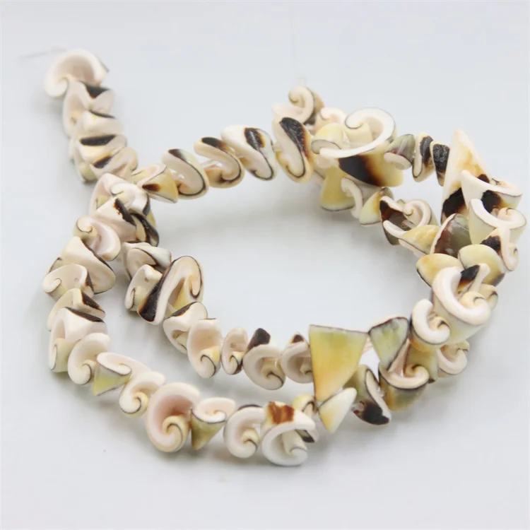 Natural Irregular Cusp Soybean Sun Shell Beads Loose Spacer For Jewelry Making DIY Bracelet Necklaces Earrings Accessories Gifts