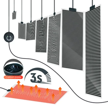 5-45W Seedlings Heating Mats with Temperature Adjustment Winter Anti-cold Plant Warm Pad for Snake Lizard Frog Spider Plant Box