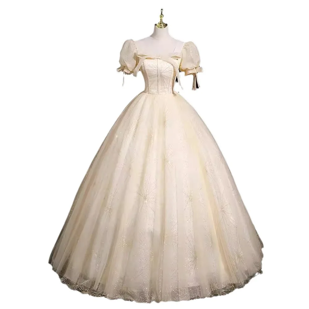 الراقية مساء اللباس الفن الصوتي اختبار الأداء المنافسة أداء الكرة حزب اللباس الفتيات فساتين الكبار فستان التخرج #5