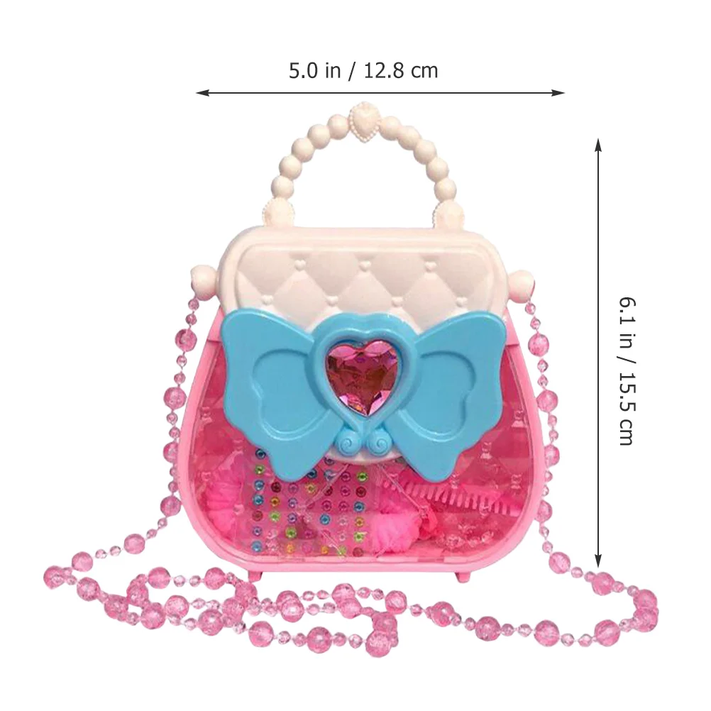 1Set Children Cosmetics Simulation Makeup Set Little Girl Pretend Play Role Playing Educational Gift Simulation Makeup Toy