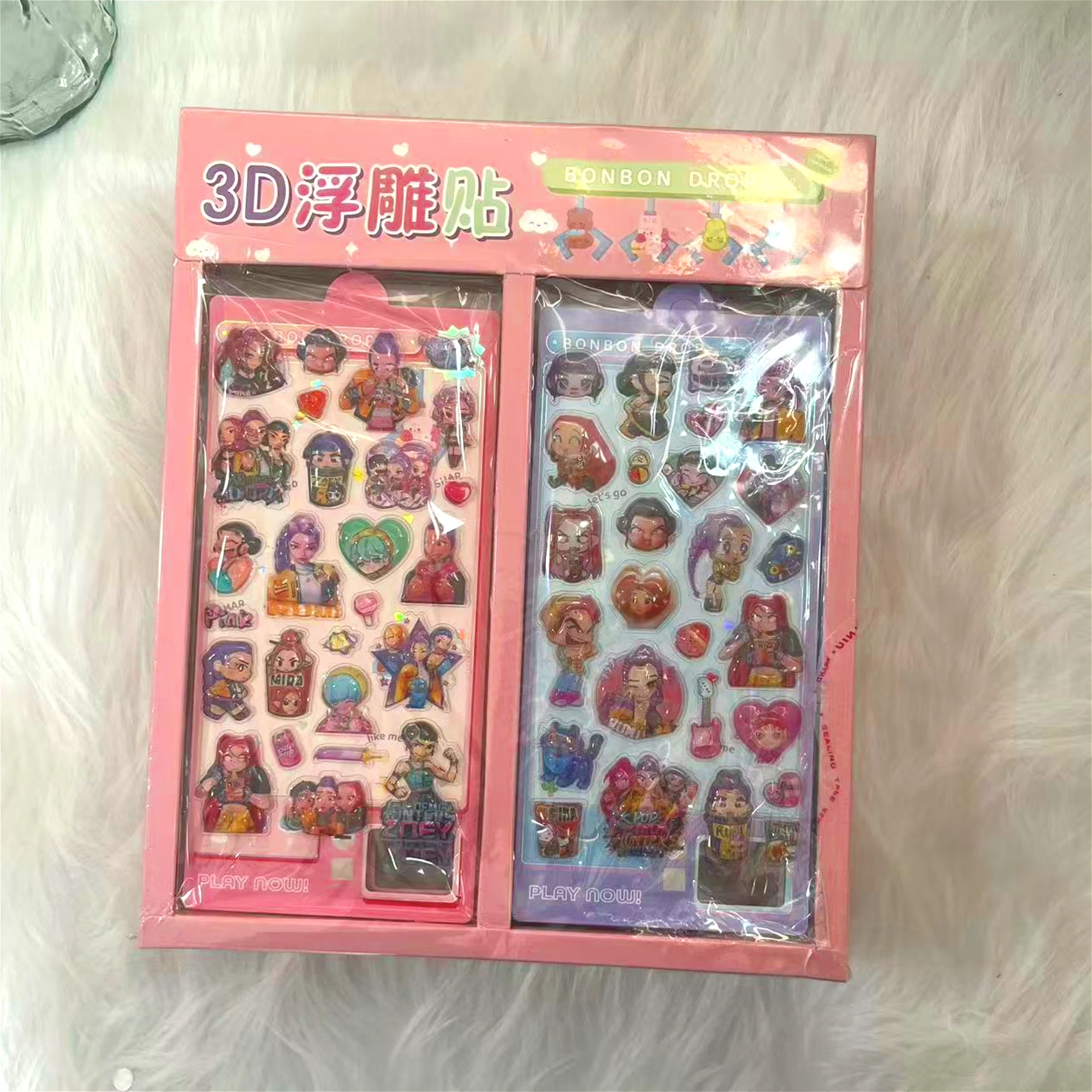 Zootopia Adesivi in cristallo stereoscopico con cartoni animati 3D in rilievo - Adesivi decorativi per cancelleria per bambini