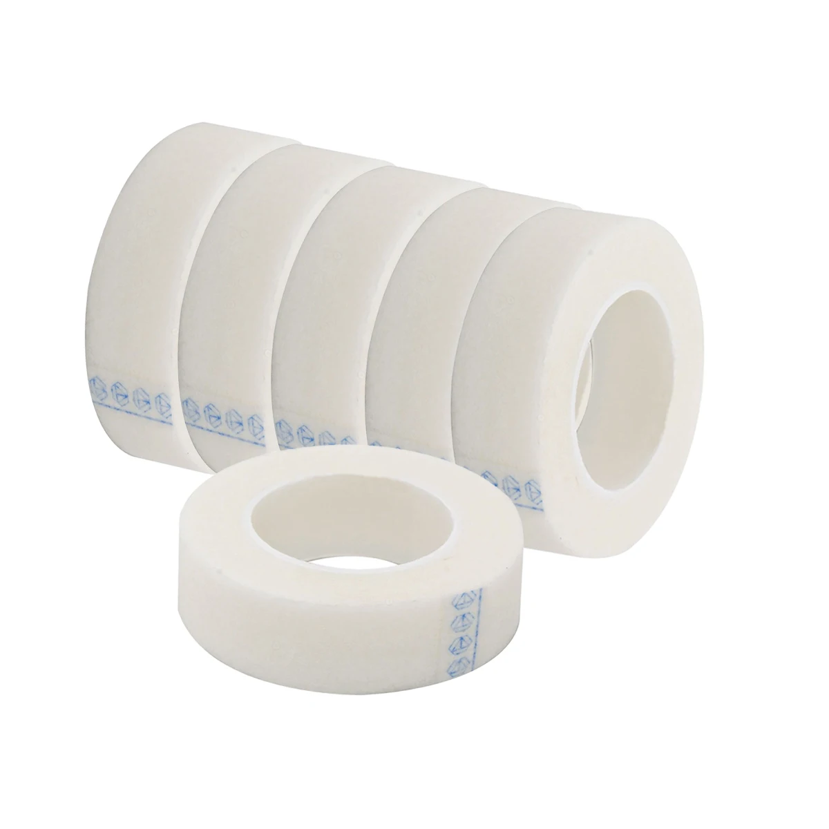 

6 Rolls Extension 125mmx9m Non Woven Eye Lash Grafting Tape for Lash Isolation White Medical Tape eyelash lash