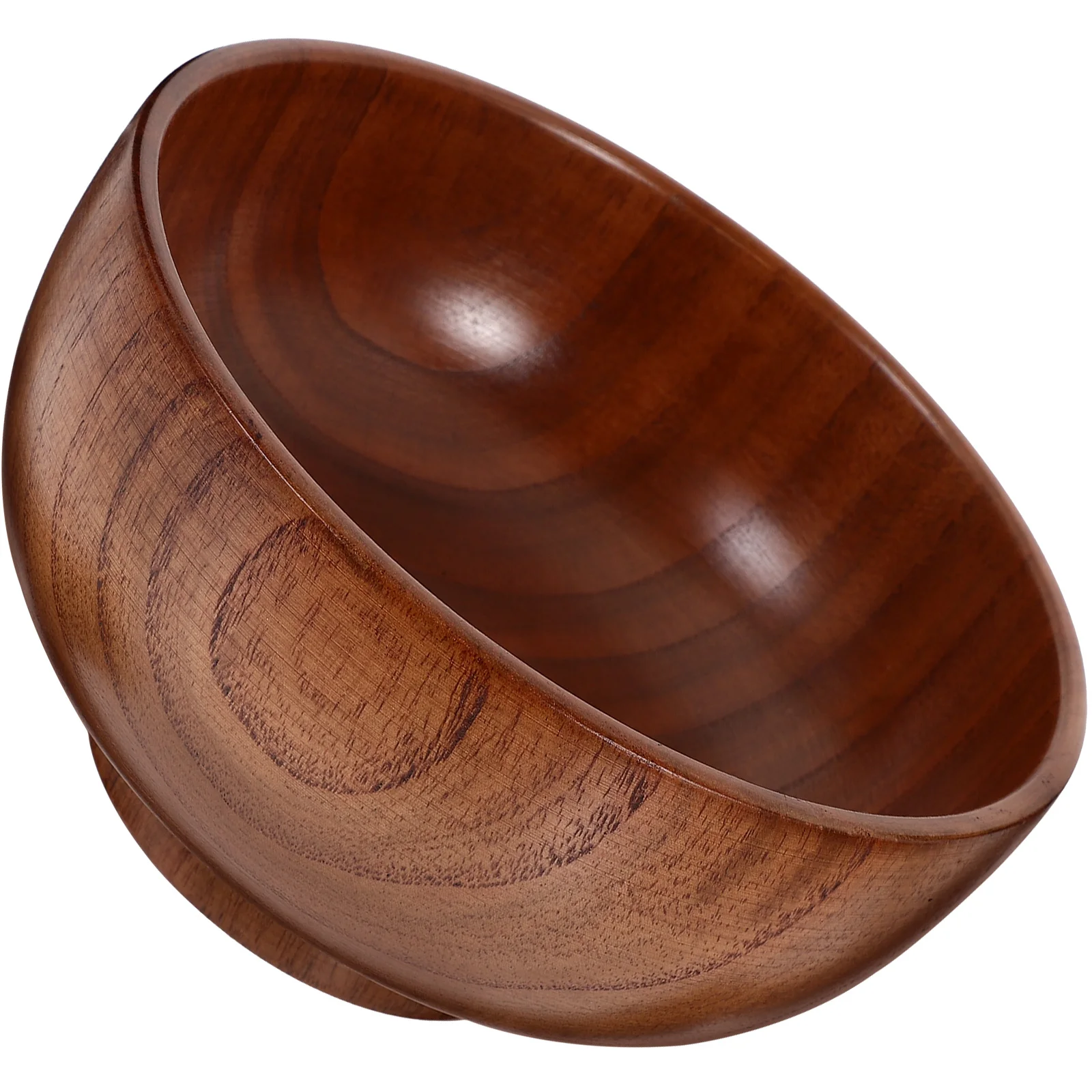 

Jujube Wood Ramen Bowl Natural Round Soup Noodle Rice Snack Fruit Serving Storage Multi-Use Dinner Salad Container
