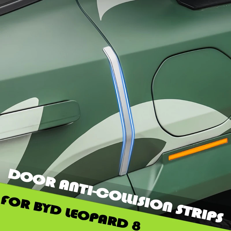 

Полоса для предотвращения столкновений на двери автомобиля, подходит для BYD Leopard 8, модифицированный кузов автомобиля, полоса для предотвращения столкновений на двери, детали для обновления автомобиля