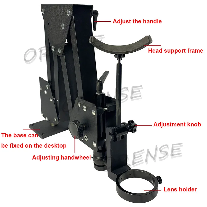 Picture 4: Flexible Stand Stereo Acrobat Microscope Stand for Jewelry Setting Jewelry Tools Supporting Magnifier Bracket Diameter 77/85mm
